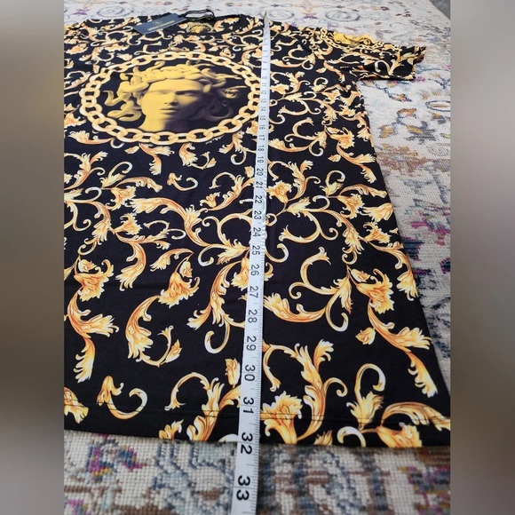 Sergio Giovanni, Mens Versace Style Tee Shirt Top, sz XXL. TALL+THIN FEEL
OFFER! - Picture 7 of 7